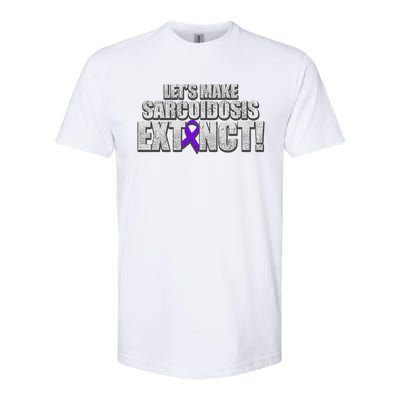 Sarcoidosis Survivor Extinction Awareness Warrior Gift Softstyle® CVC T-Shirt