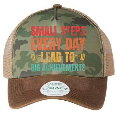 Small Steps Every Day Lead To Big Achievements Legacy Tie Dye Trucker Hat