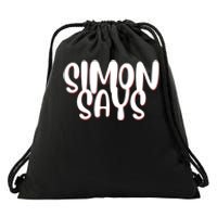 Simon Says Funny Drawstring Bag