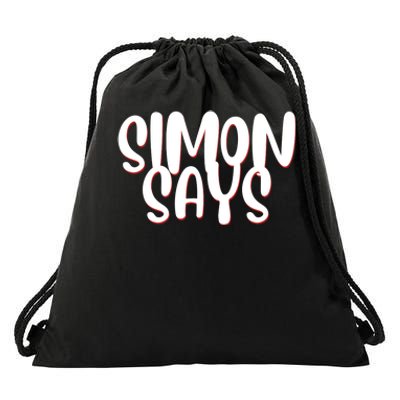 Simon Says Funny Drawstring Bag