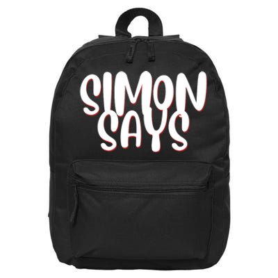 Simon Says Funny 16 in Basic Backpack