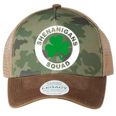 Shenanigans Squad Funny St PatrickS Day Party Legacy Tie Dye Trucker Hat