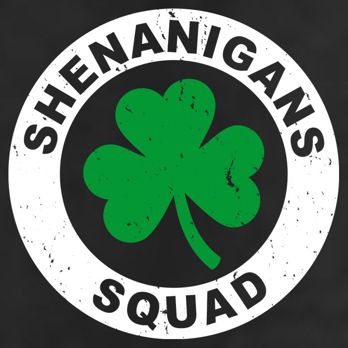 Shenanigans Squad Funny St PatrickS Day Party 7 Panel Mesh Trucker Snapback Hat