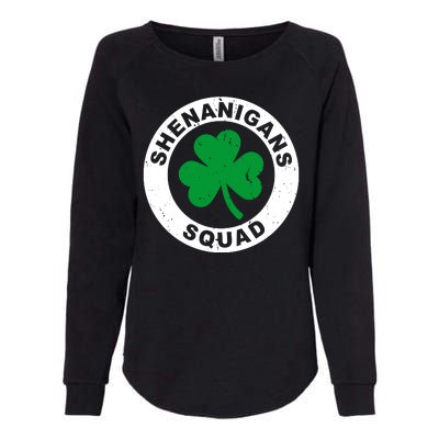 Shenanigans Squad Funny St PatrickS Day Party Womens California Wash Sweatshirt