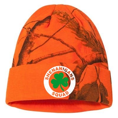 Shenanigans Squad Funny St PatrickS Day Party Kati Licensed 12" Camo Beanie