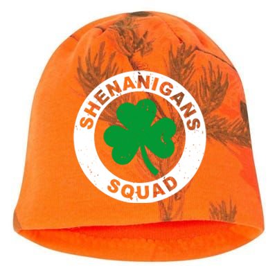 Shenanigans Squad Funny St PatrickS Day Party Kati - Camo Knit Beanie