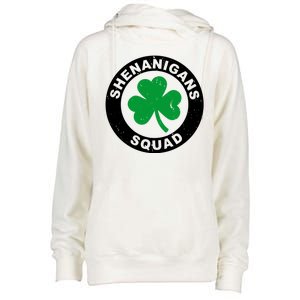 Shenanigans Squad Funny St PatrickS Day Party Womens Funnel Neck Pullover Hood