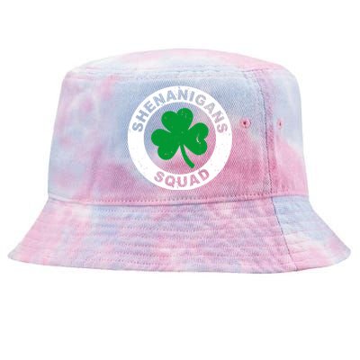 Shenanigans Squad Funny St PatrickS Day Party Tie-Dyed Bucket Hat