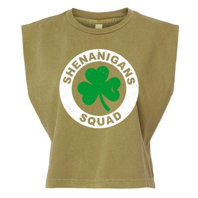 Shenanigans Squad Funny St PatrickS Day Party Garment-Dyed Women's Muscle Tee