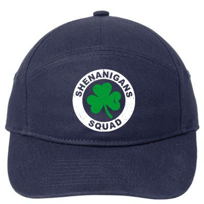 Shenanigans Squad Funny St PatrickS Day Party 7-Panel Snapback Hat