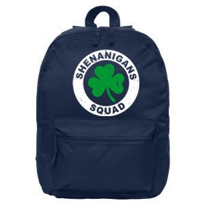 Shenanigans Squad Funny St PatrickS Day Party 16 in Basic Backpack