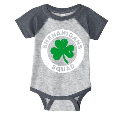 Shenanigans Squad Funny St PatrickS Day Party Infant Baby Jersey Bodysuit
