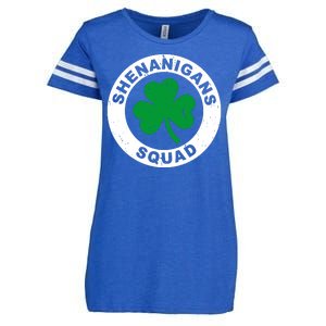 Shenanigans Squad Funny St PatrickS Day Party Enza Ladies Jersey Football T-Shirt