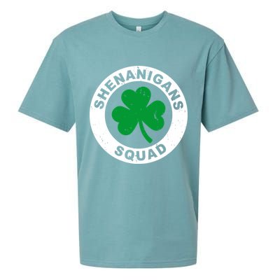 Shenanigans Squad Funny St PatrickS Day Party Sueded Cloud Jersey T-Shirt