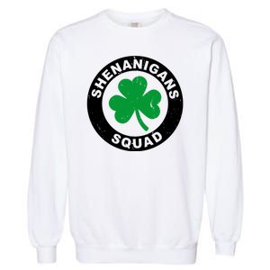 Shenanigans Squad Funny St PatrickS Day Party Garment-Dyed Sweatshirt