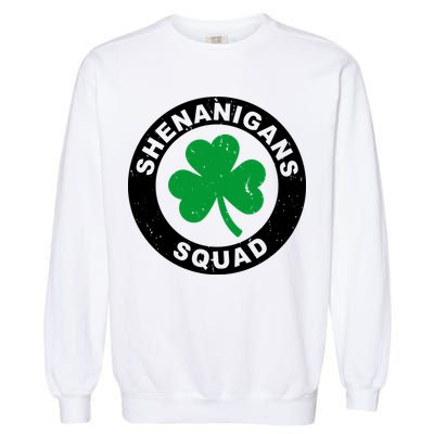 Shenanigans Squad Funny St PatrickS Day Party Garment-Dyed Sweatshirt