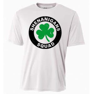 Shenanigans Squad Funny St PatrickS Day Party Cooling Performance Crew T-Shirt