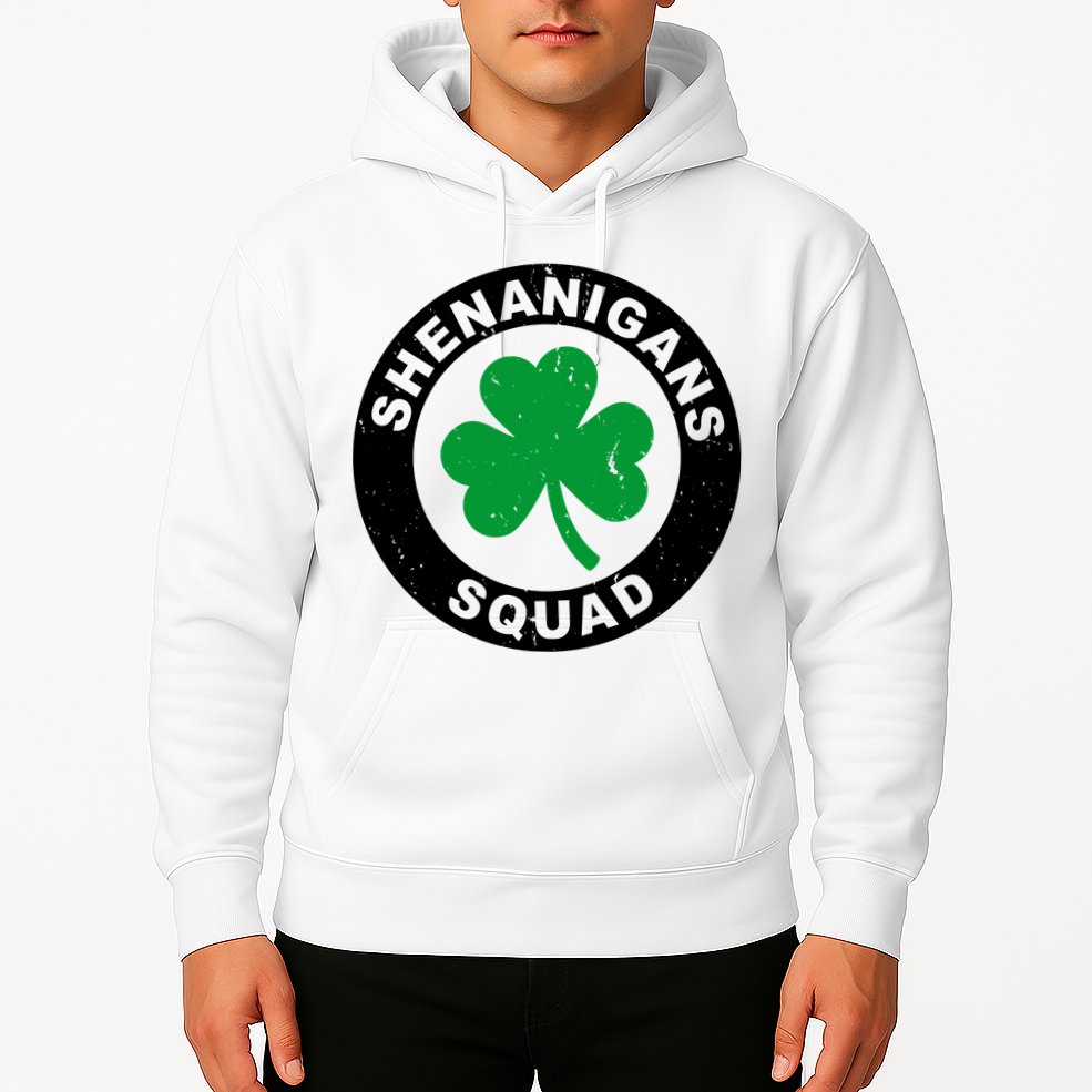 Shenanigans Squad Funny St PatrickS Day Party Hoodie
