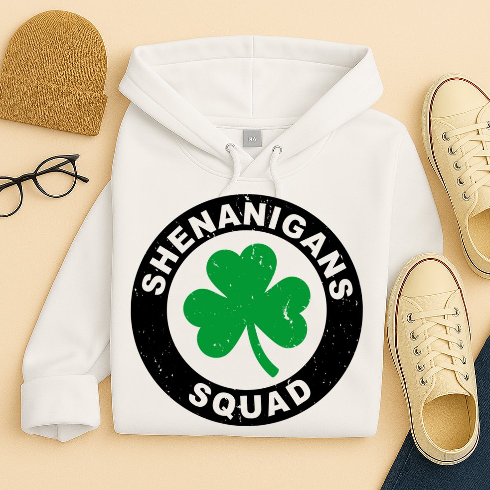 Shenanigans Squad Funny St PatrickS Day Party Hoodie