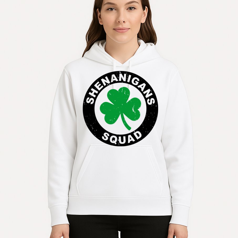 Shenanigans Squad Funny St PatrickS Day Party Hoodie
