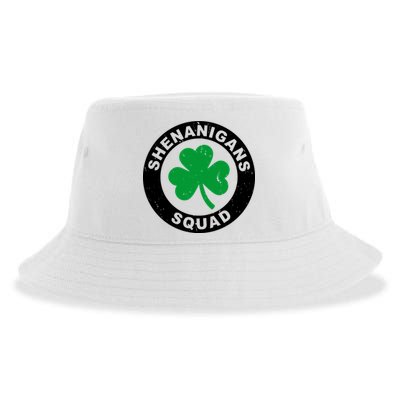 Shenanigans Squad Funny St PatrickS Day Party Sustainable Bucket Hat