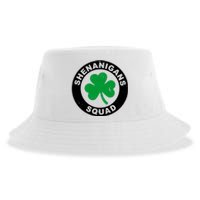 Shenanigans Squad Funny St PatrickS Day Party Sustainable Bucket Hat