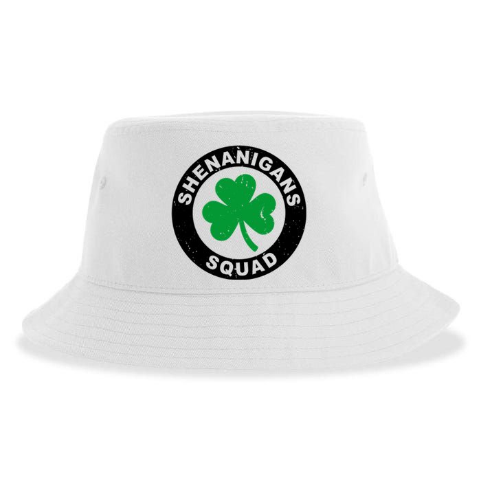 Shenanigans Squad Funny St PatrickS Day Party Sustainable Bucket Hat