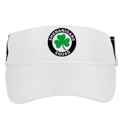 Shenanigans Squad Funny St PatrickS Day Party Adult Drive Performance Visor