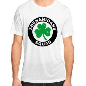 Shenanigans Squad Funny St PatrickS Day Party Adult ChromaSoft Performance T-Shirt