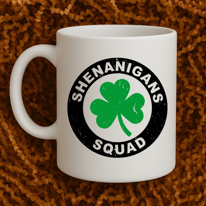 Shenanigans Squad Funny St PatrickS Day Party Mug
