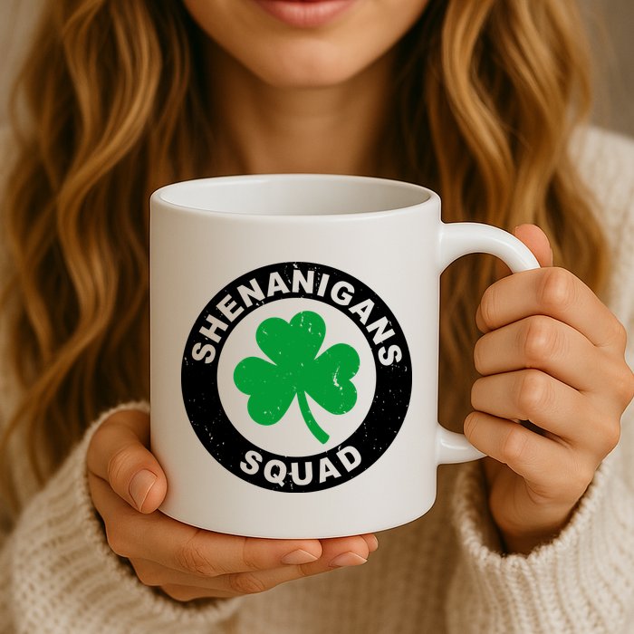 Shenanigans Squad Funny St PatrickS Day Party Mug