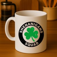 Shenanigans Squad Funny St PatrickS Day Party Mug