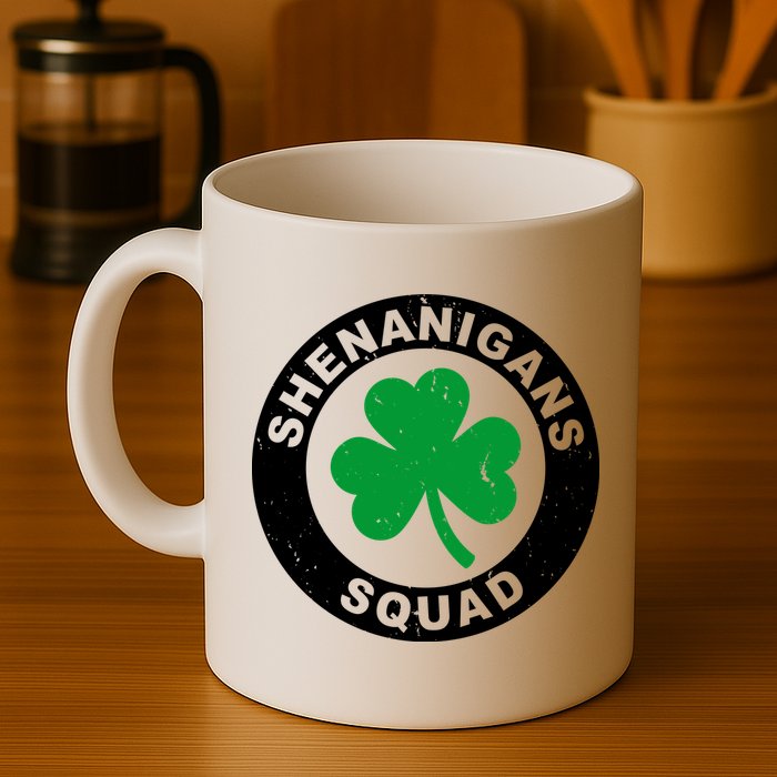 Shenanigans Squad Funny St PatrickS Day Party Mug