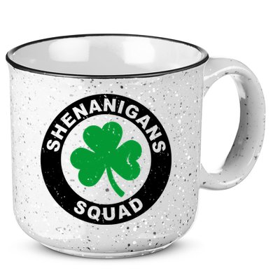 Shenanigans Squad Funny St PatrickS Day Party 15oz Campfire Ceramic Mug