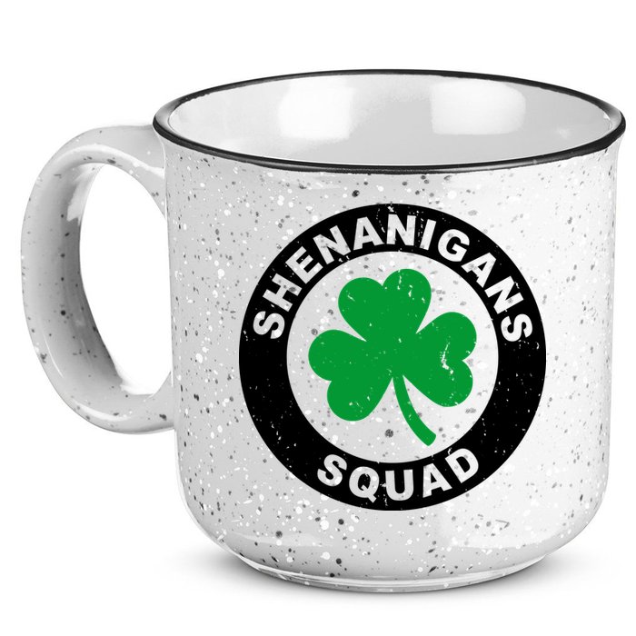 Shenanigans Squad Funny St PatrickS Day Party 15oz Campfire Ceramic Mug