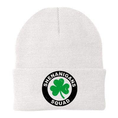 Shenanigans Squad Funny St PatrickS Day Party Knit Cap Winter Beanie