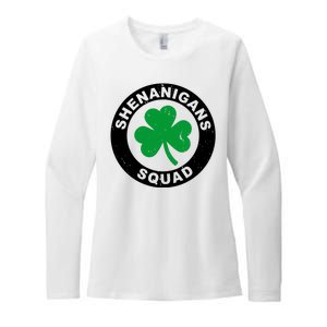 Shenanigans Squad Funny St PatrickS Day Party Womens CVC Long Sleeve Shirt