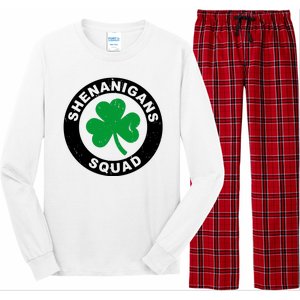 Shenanigans Squad Funny St PatrickS Day Party Long Sleeve Pajama Set