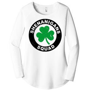 Shenanigans Squad Funny St PatrickS Day Party Women's Perfect Tri Tunic Long Sleeve Shirt