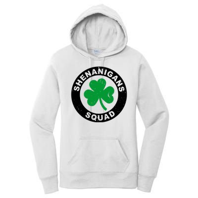 Shenanigans Squad Funny St PatrickS Day Party Women's Pullover Hoodie