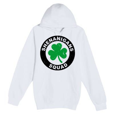 Shenanigans Squad Funny St PatrickS Day Party Premium Pullover Hoodie