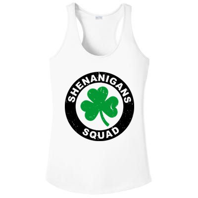 Shenanigans Squad Funny St PatrickS Day Party Ladies PosiCharge Competitor Racerback Tank