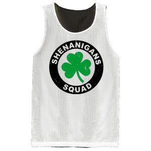 Shenanigans Squad Funny St PatrickS Day Party Mesh Reversible Basketball Jersey Tank