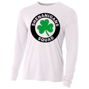 Shenanigans Squad Funny St PatrickS Day Party Cooling Performance Long Sleeve Crew