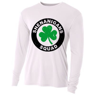 Shenanigans Squad Funny St PatrickS Day Party Cooling Performance Long Sleeve Crew