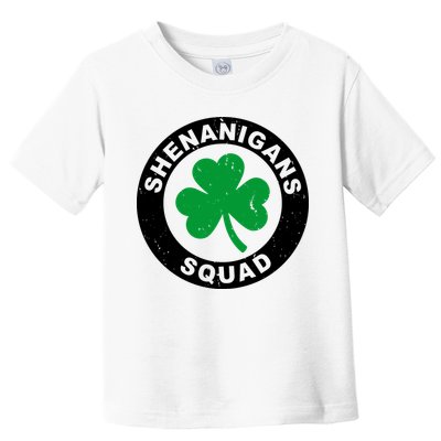 Shenanigans Squad Funny St PatrickS Day Party Toddler T-Shirt
