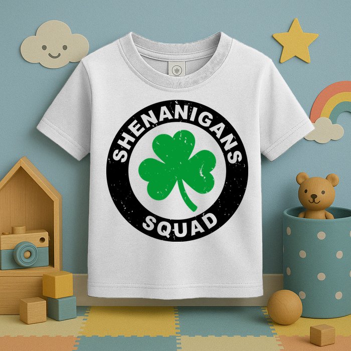 Shenanigans Squad Funny St PatrickS Day Party Toddler T-Shirt