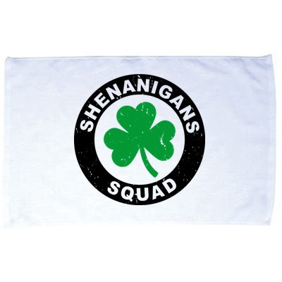 Shenanigans Squad Funny St PatrickS Day Party Microfiber Hand Towel