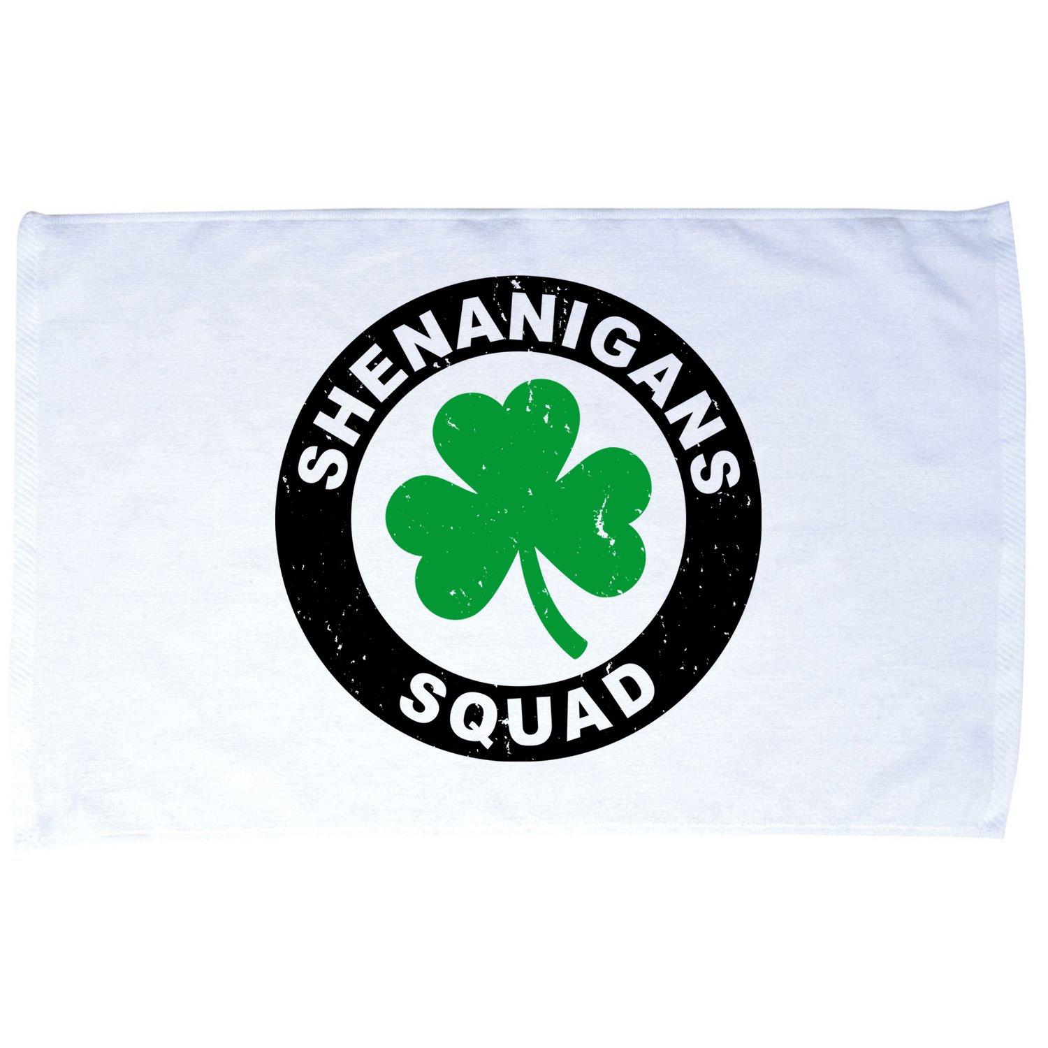 Shenanigans Squad Funny St PatrickS Day Party Microfiber Hand Towel