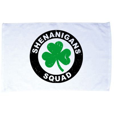 Shenanigans Squad Funny St PatrickS Day Party Microfiber Hand Towel